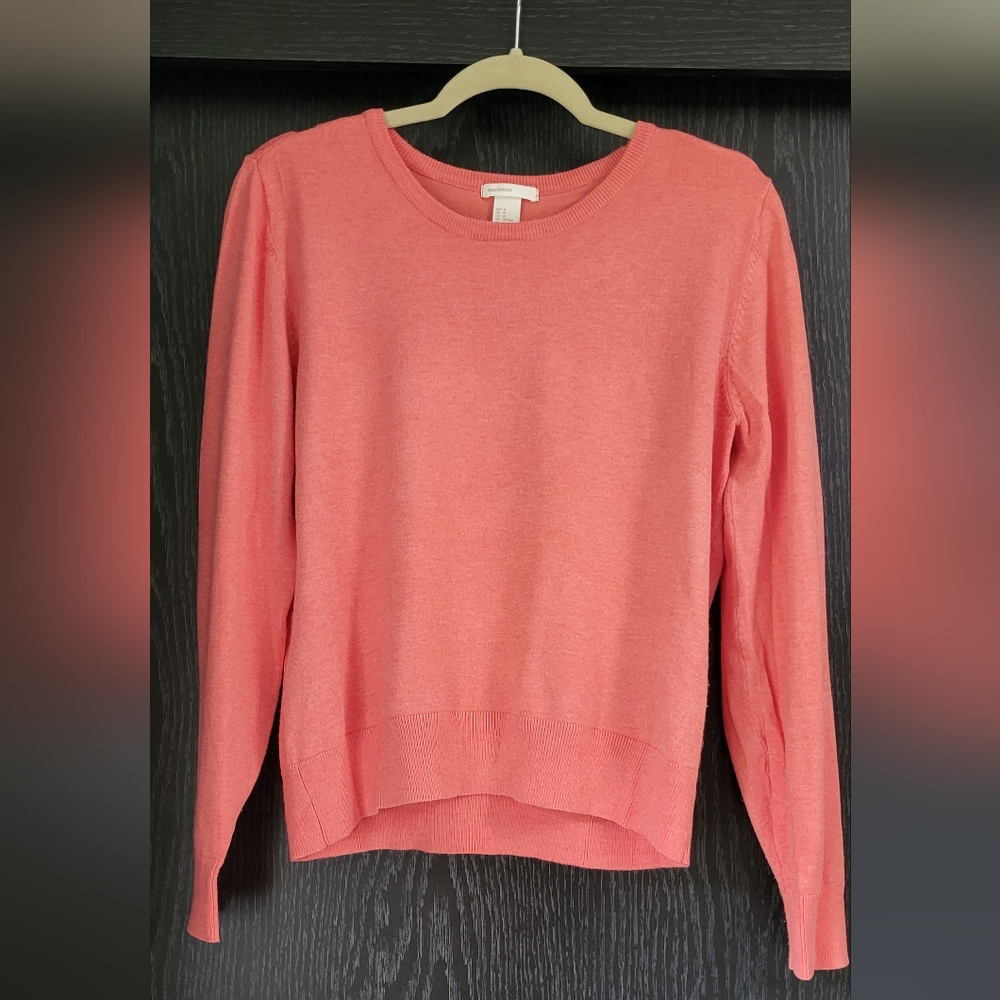 H&M Women's Pink Crew Neck Sweater